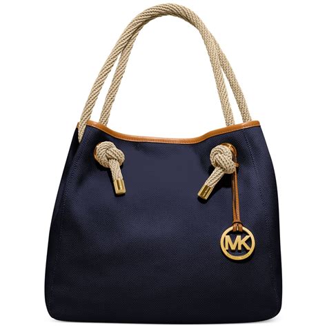 michael kors marina striped grab bag|michael kors marina navy blue grab bag .